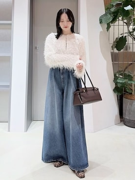 「FRAY I.D（フレイアイディー）のアイテム（パンツ）」を使った、FRAY I.Dさん（レディース・154cm）の秋コーディネート