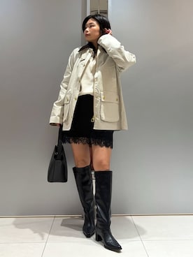 「FRAY I.D（フレイアイディー）のアイテム」を使った、FRAY I.Dさん（レディース・152cm）の秋コーディネート