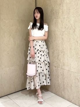 「FRAY I.D（フレイアイディー）のアイテム（トップス）」を使った、FRAY I.Dさん（レディース・160cm）の春コーディネート