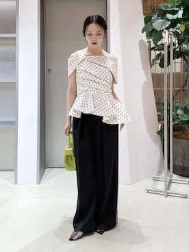 「FRAY I.D（フレイアイディー）のアイテム（トップス）」を使った、FRAY I.Dさん（レディース・154cm）の春コーディネート