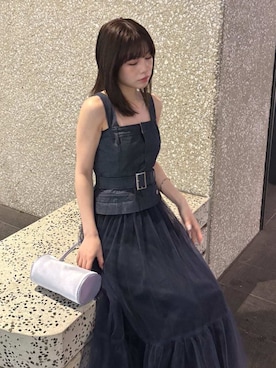 「コラボレーションアイテム」｜FRAY I.Dさん（レディース・155cm）の夏コーディネート
