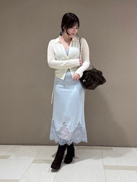 「FRAY I.D（フレイアイディー）のアイテム」を使った、FRAY I.Dさん（レディース・159cm）の夏コーディネート