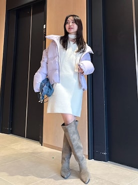 「FRAY I.D（フレイアイディー）のアイテム」を使った、FRAY I.Dさん（レディース・153cm）の冬コーディネート