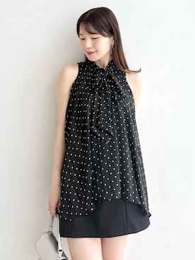 「FRAY I.D（フレイアイディー）のアイテム（アクセサリー）」を使った、FRAY I.Dさん（レディース・158cm）の春コーディネート