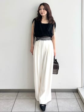 「骨格ナチュラル」｜FRAY I.Dさん（レディース・159cm）の夏コーディネート