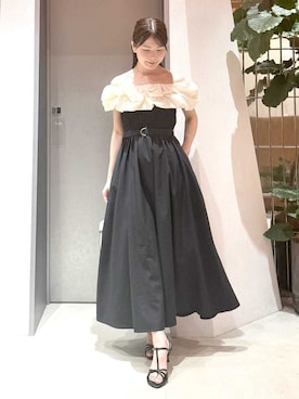 「FRAY I.D（フレイアイディー）のアイテム（バッグ）」を使った、FRAY I.Dさん（レディース・158cm）の春コーディネート