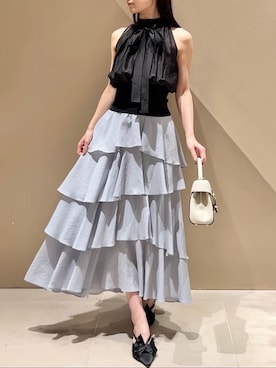 「FRAY I.D（フレイアイディー）のアイテム（トップス）」を使った、FRAY I.Dさん（レディース・165cm）の春コーディネート