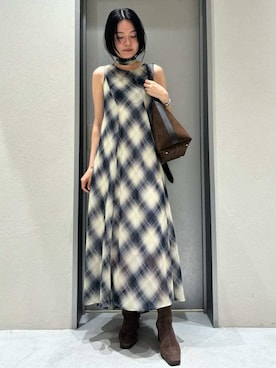 FRAY I.Dセミシアークリアラインワンピース セミシアークリアライン