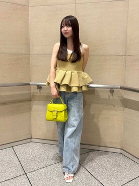 「FRAY I.D（フレイアイディー）のアイテム（トップス）」を使った、FRAY I.Dさん（レディース・155cm）の春コーディネート