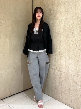 「FRAY I.D（フレイアイディー）のアイテム（トップス）」を使った、FRAY I.Dさん（レディース・160cm）の春コーディネート