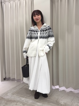 「SENSEOFPLACE」｜りなてぃさん（レディース・154cm）の秋コーディネート