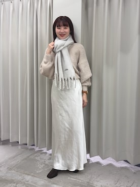 「SENSEOFPLACE」｜りなてぃさん（レディース・154cm）の秋コーディネート