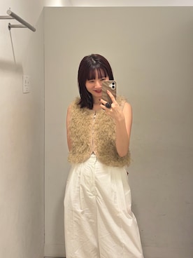「フリンジ」｜りなてぃさん（レディース・154cm）の秋コーディネート