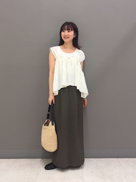 りなてぃさん（レディース・154cm）の夏コーディネート