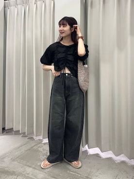 りなてぃさん(レディース・154cm)の夏コーディネート