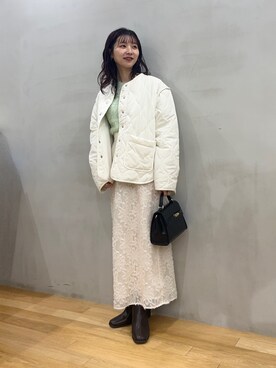 「HEYUMM」｜りなてぃさん（レディース・155cm）の秋コーディネート