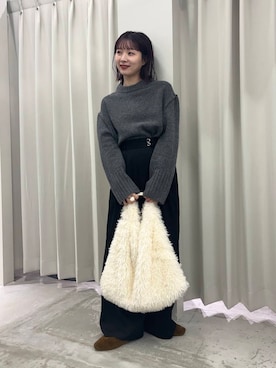 りなてぃさん（レディース・154cm）の冬コーディネート