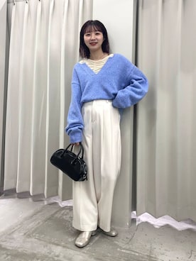 りなてぃさん（レディース・154cm）の冬コーディネート