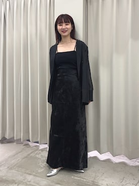 「SENSE OF PLACE by URBAN RESEARCH（センスオブプレイスバイアーバンリサーチ）のアイテム（テーラードジャケット）」を使った、りなてぃさん（レディース・154cm）の秋コーディネート