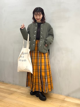 りなてぃさん（レディース・155cm）の冬コーディネート