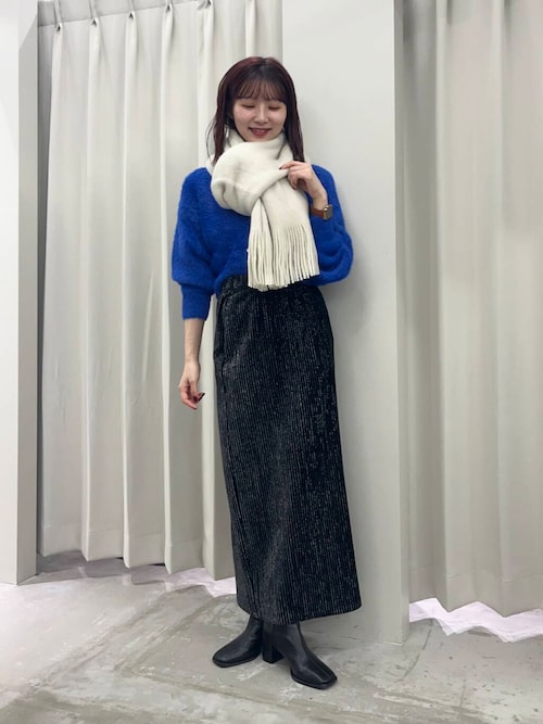 セール】ニットフリンジストール（ストール/ショール）｜SENSE OF