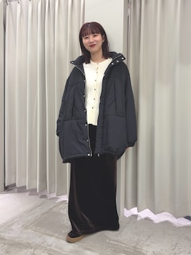 りなてぃさん（レディース・154cm）の冬コーディネート