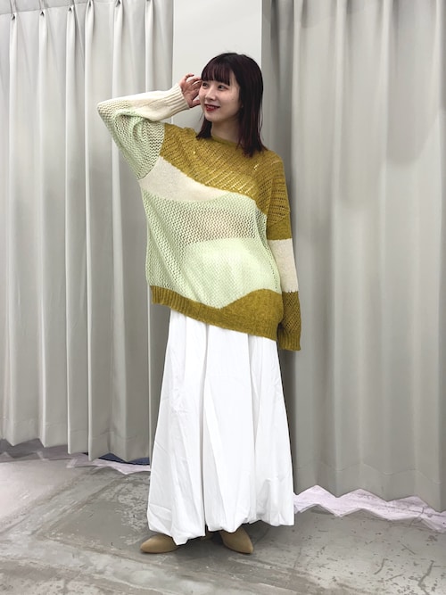 セール】パッチワークメッシュセーター（ニット/セーター）｜SENSE OF