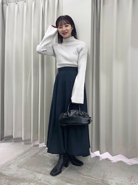 りなてぃさん(レディース・154cm)の冬コーディネート