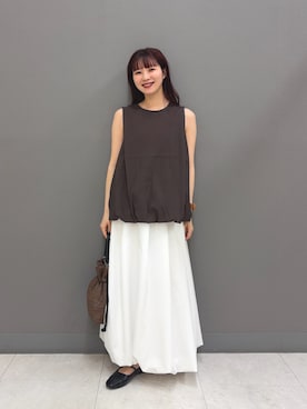 りなてぃさん(レディース・154cm)の夏コーディネート