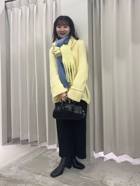 りなてぃさん（レディース・154cm）の冬コーディネート