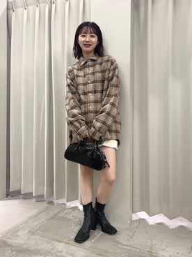 りなてぃさん(レディース・154cm)の冬コーディネート