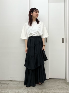 「HEYUMM」｜りなてぃさん（レディース・155cm）の夏コーディネート