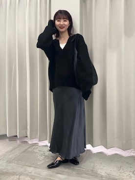 りなてぃさん（レディース・154cm）の冬コーディネート