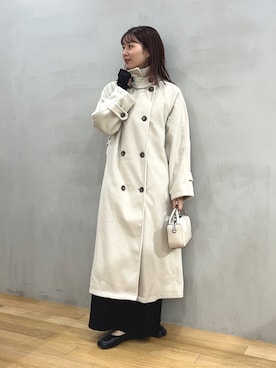 りなてぃさん（レディース・155cm）の冬コーディネート