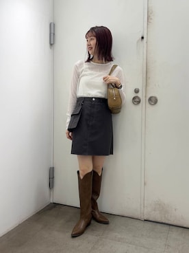 りなてぃさん（レディース・154cm）の秋コーディネート