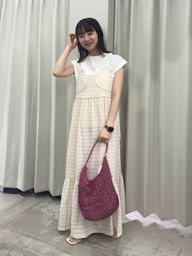 りなてぃさん（レディース・154cm）の夏コーディネート