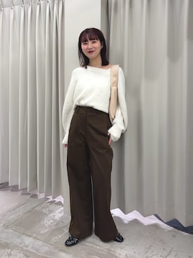 りなてぃさん(レディース・154cm)の冬コーディネート