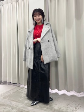 りなてぃさん（レディース・154cm）の冬コーディネート