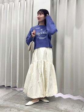 りなてぃさん（レディース・154cm）の冬コーディネート