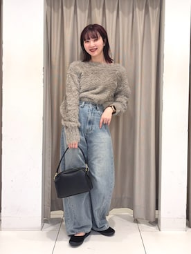 りなてぃさん（レディース・154cm）の冬コーディネート