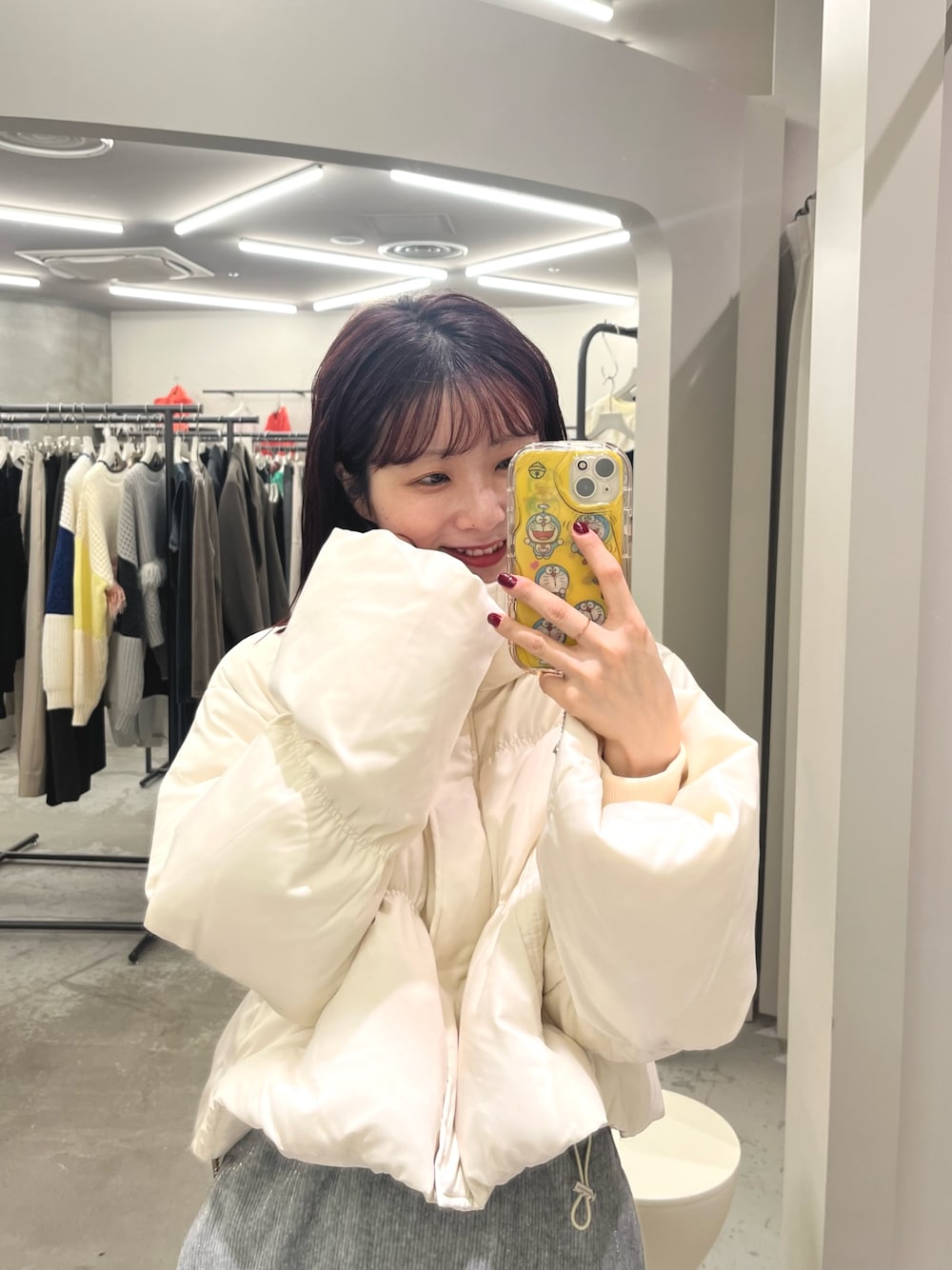 メーカー直売 - 人気ランキング WEB/一部店舗限定』シャーリングクロップドダウン ジャケット - ジャケット・アウター