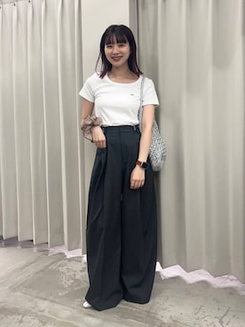 「オフィス」｜りなてぃさん（レディース・154cm）の夏コーディネート