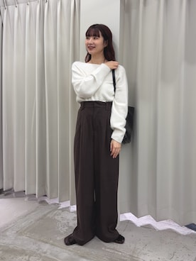 りなてぃさん（骨格ウェーブ・レディース・154cm）の秋コーディネート