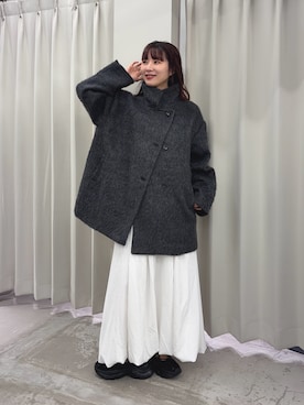 「SENSEOFPLACE」｜りなてぃさん（レディース・154cm）の秋コーディネート