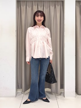 りなてぃさん（レディース・154cm）の冬コーディネート