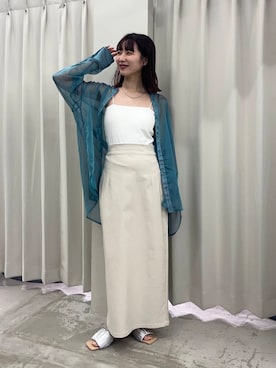 りなてぃさん（レディース・154cm）の夏コーディネート