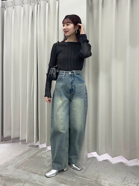 りなてぃさん（レディース・154cm）の秋コーディネート