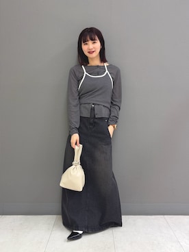 りなてぃさん（レディース・154cm）の春コーディネート