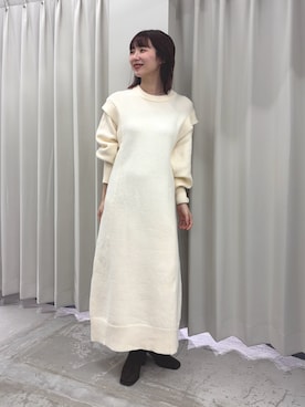 「アイテム（その他アウター、ブラック系）」を使った、りなてぃさん（レディース・154cm）の秋コーディネート