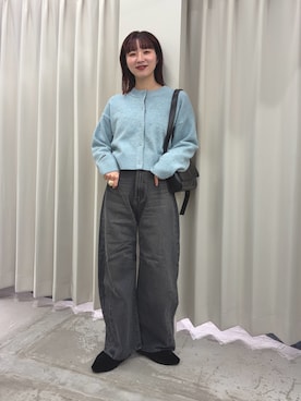 「ニット/セーター」｜りなてぃさん（レディース・154cm）の秋コーディネート